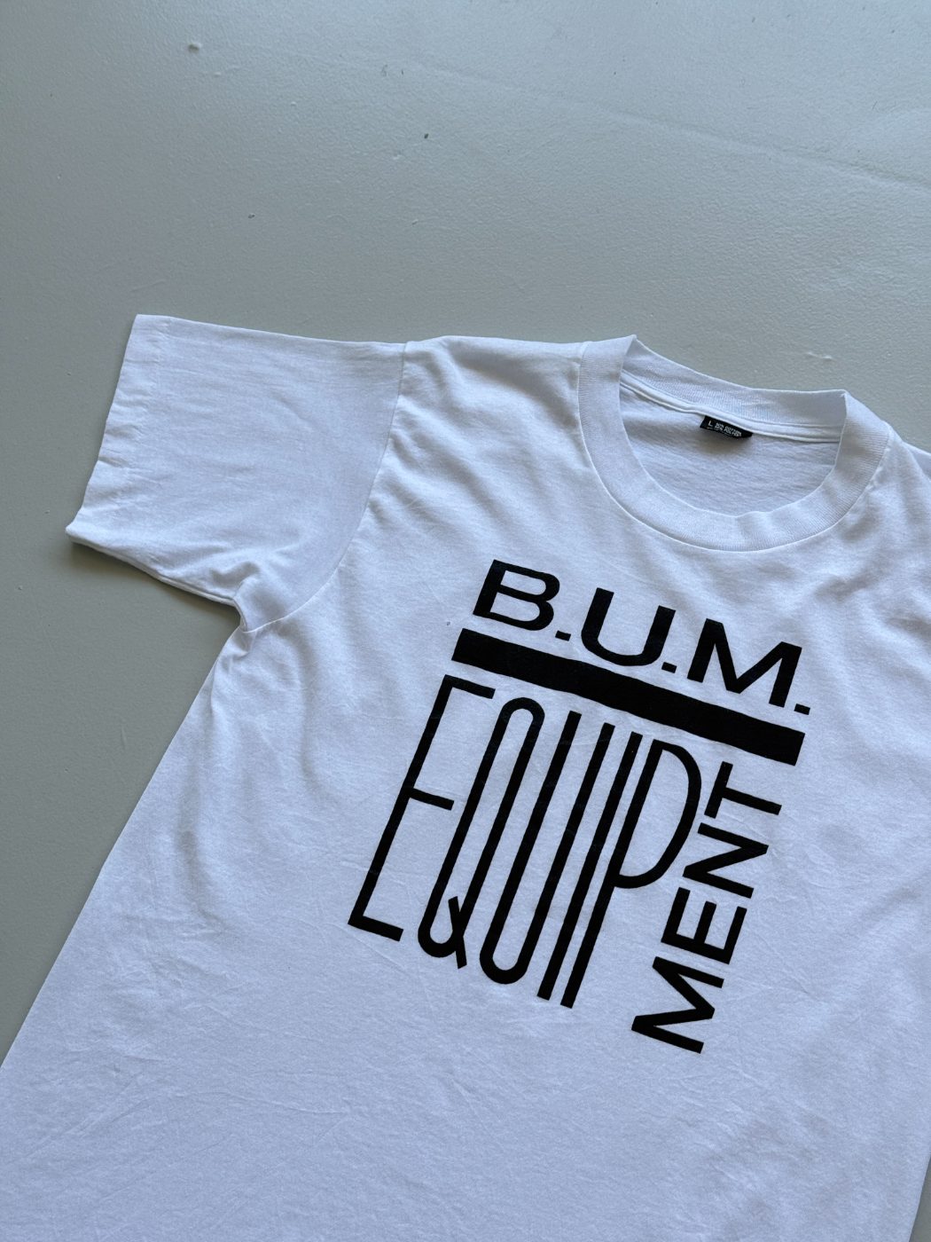 B.U.M. Equipment Single Stitch 90's Vintage T-Shirt - Large