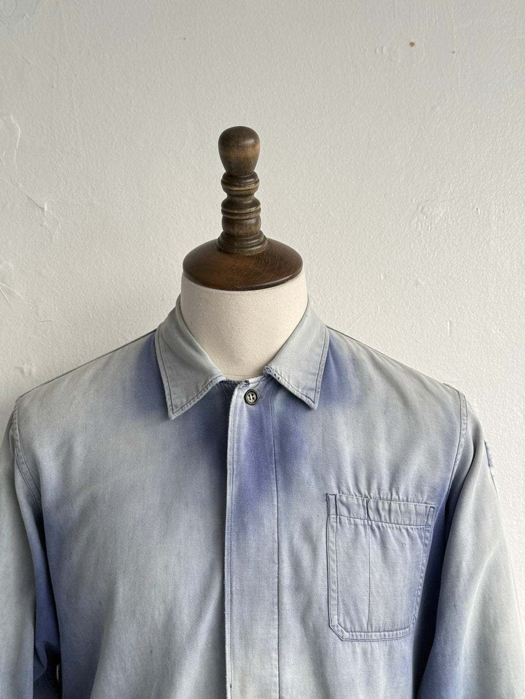 Thrashed Blue Lotus 1960's Vintage Workwear Chore Jacket CH546 - Small
