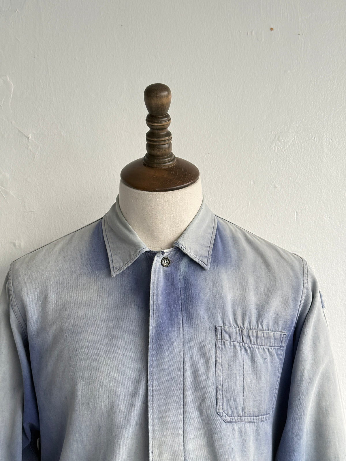 Thrashed Blue Lotus 1960's Vintage Workwear Chore Jacket CH546 - Small