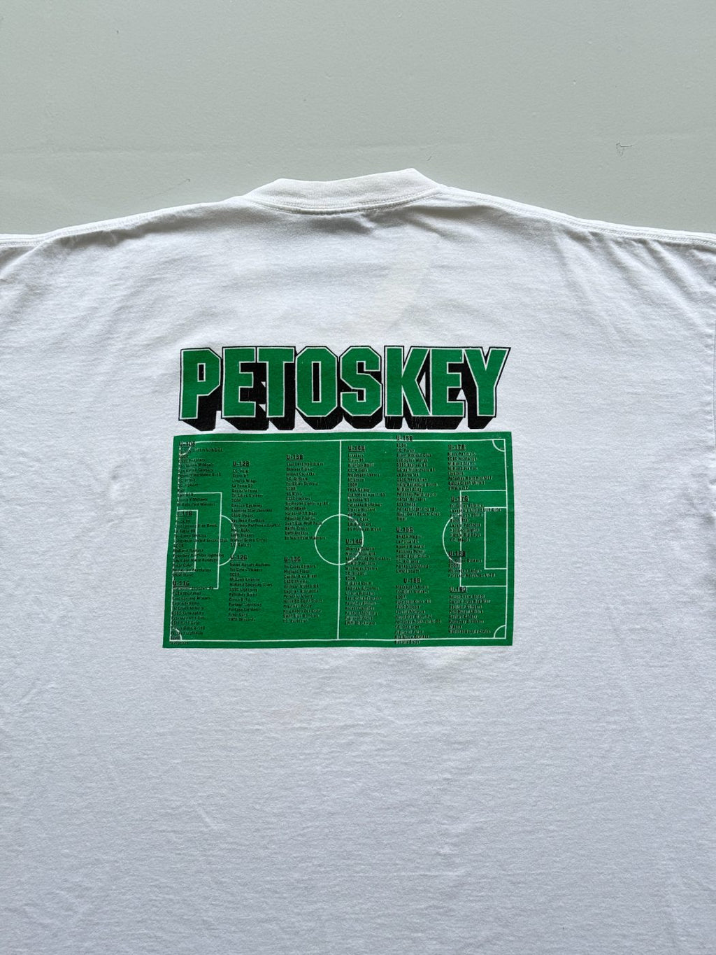 Lee Petoskey '99 Soccer Tournament Vintage Graphic T-Shirt - XXXL