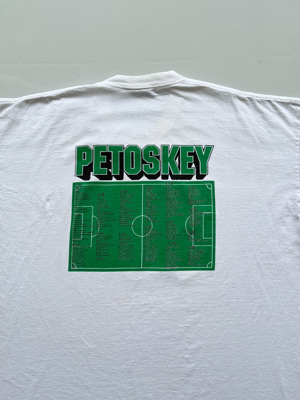 Lee Petoskey '99 Soccer Tournament Vintage Graphic T-Shirt - XXXL