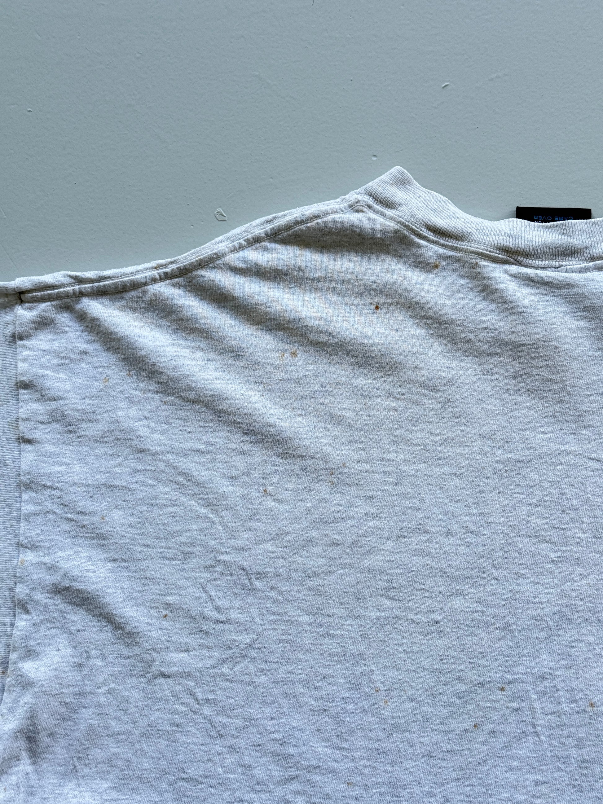 Grey Maryland Football 90's Vintage Single Stitch Graphic T-Shirt - XL