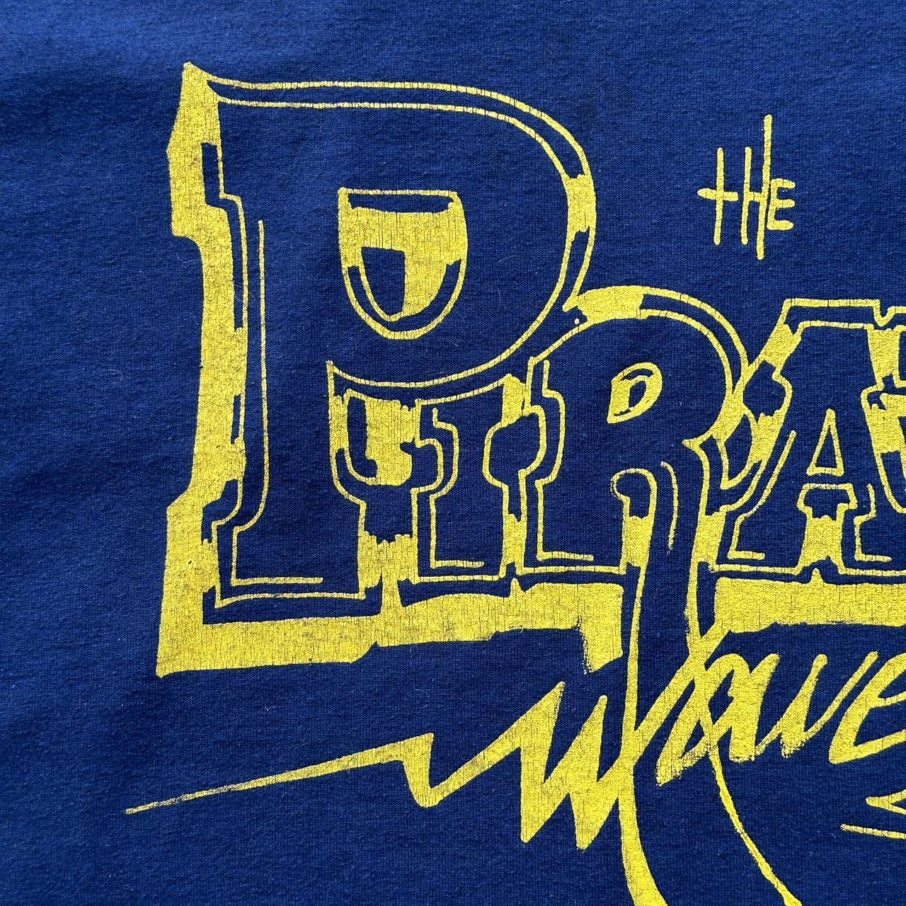 Navy Pirate University Vintage 80's T-shirt - XL