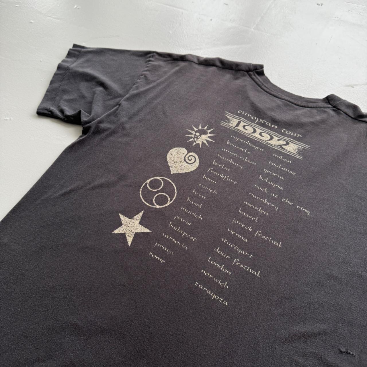 Faded Black Heroes Del Silencio 90s Vintage Graphic T-Shirt - XL