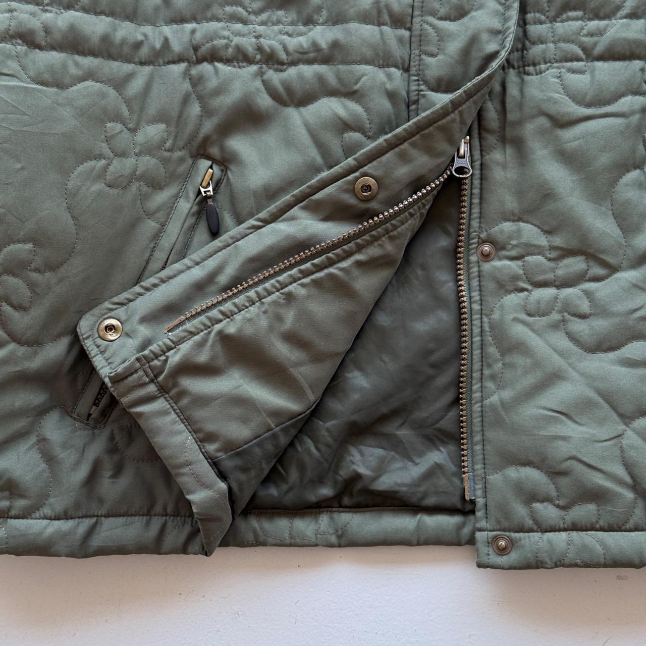 Green Northern Reflections 00’s Vintage Quilted Puffer - Large