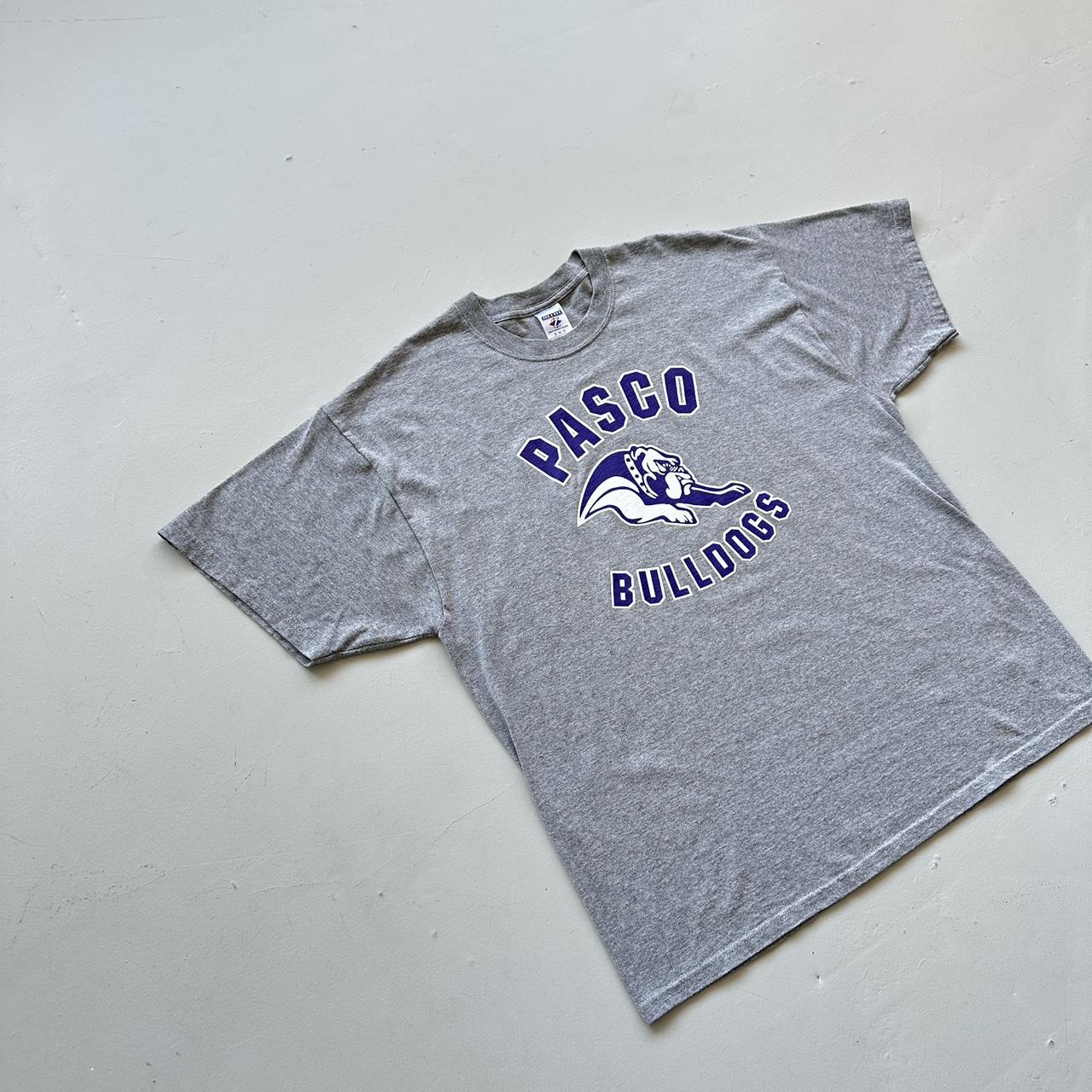 Grey Pasco Bulldogs 00s Vintage T-shirt - XL