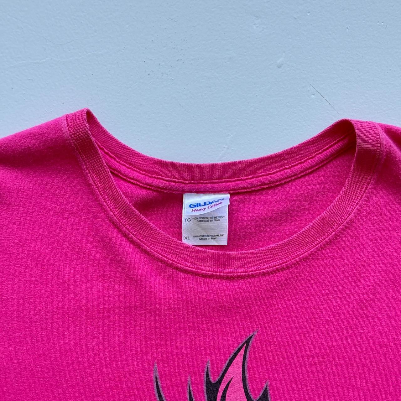 Hot Pink Nascar 00s Vintage Courtney Force Graphic T-shirt - XL
