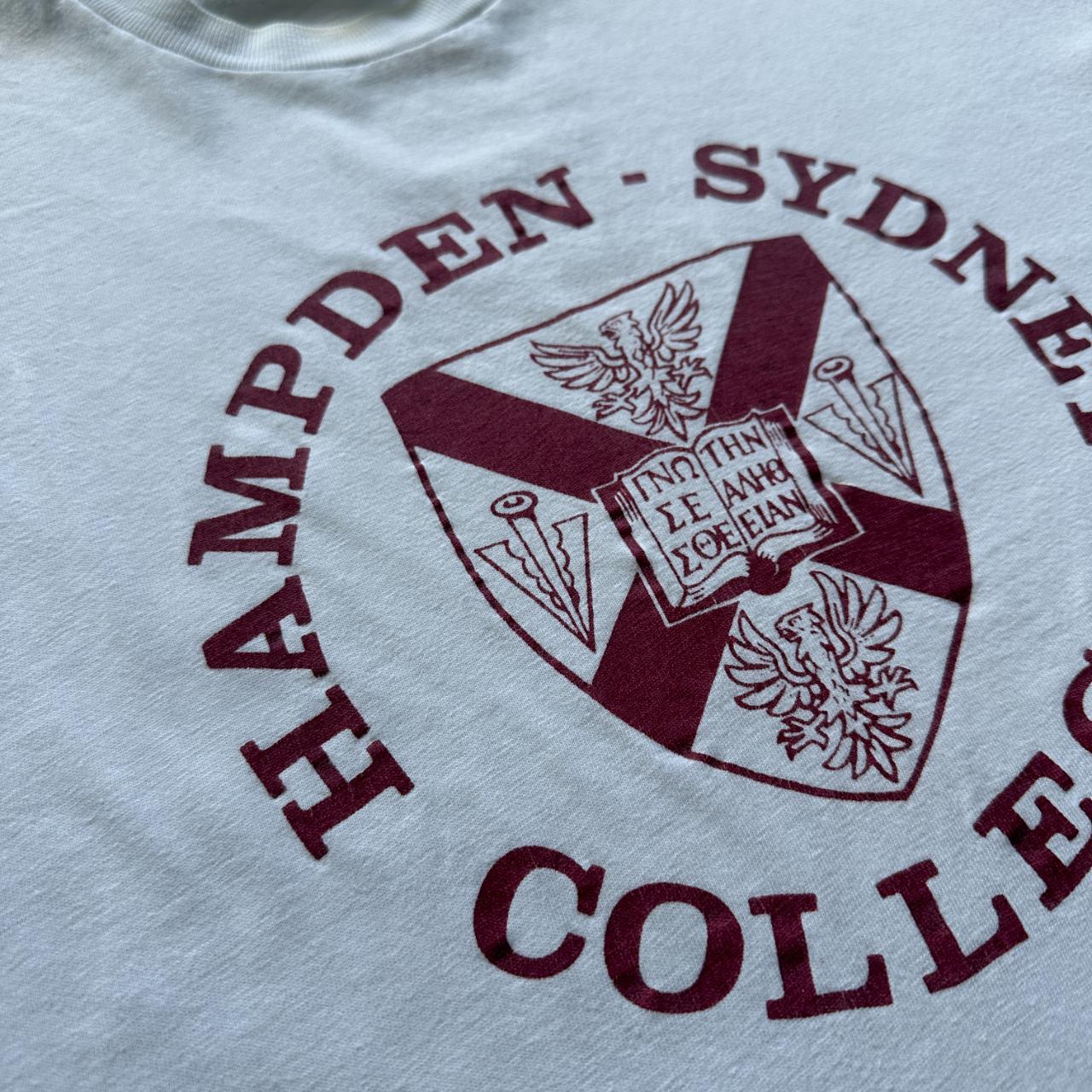 White Sydeny College 90s Vintage T-shirt - Boxy Large