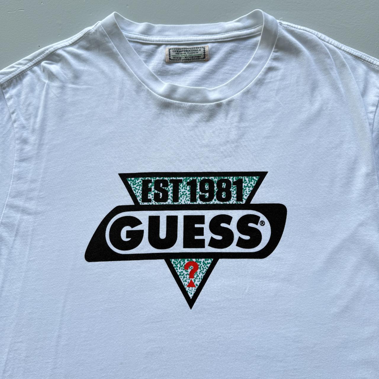 White Guess Vintage 90s T-shirt - XL