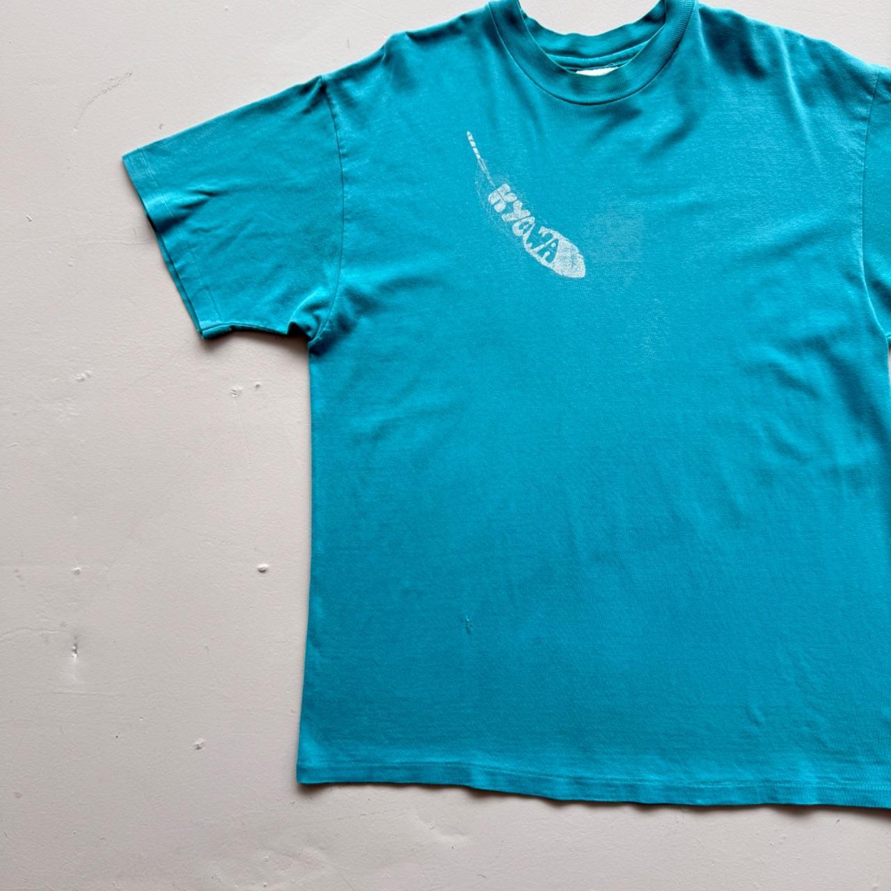 Blue Surfer 90s Vintage Graphic Surf T-Shirt - Medium