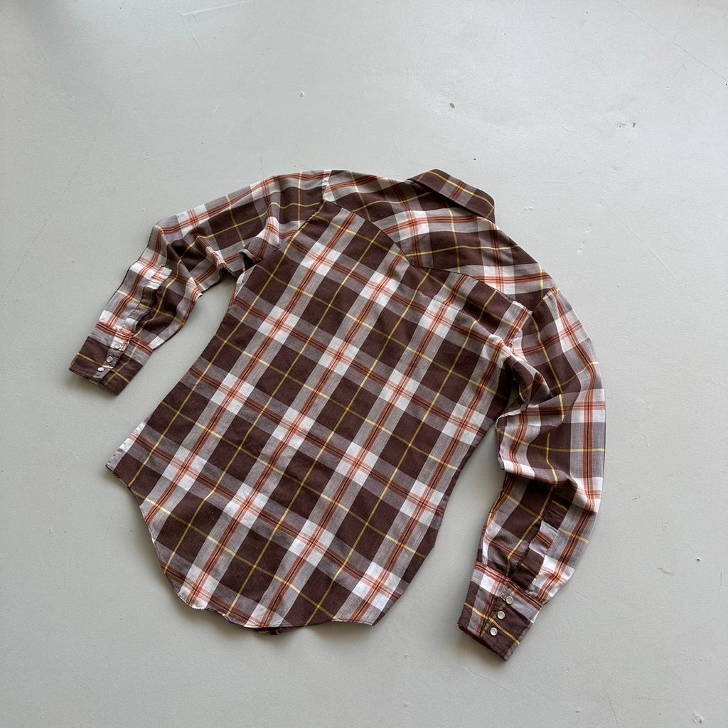 Brown Western Women’s Vintage Shirt - Small