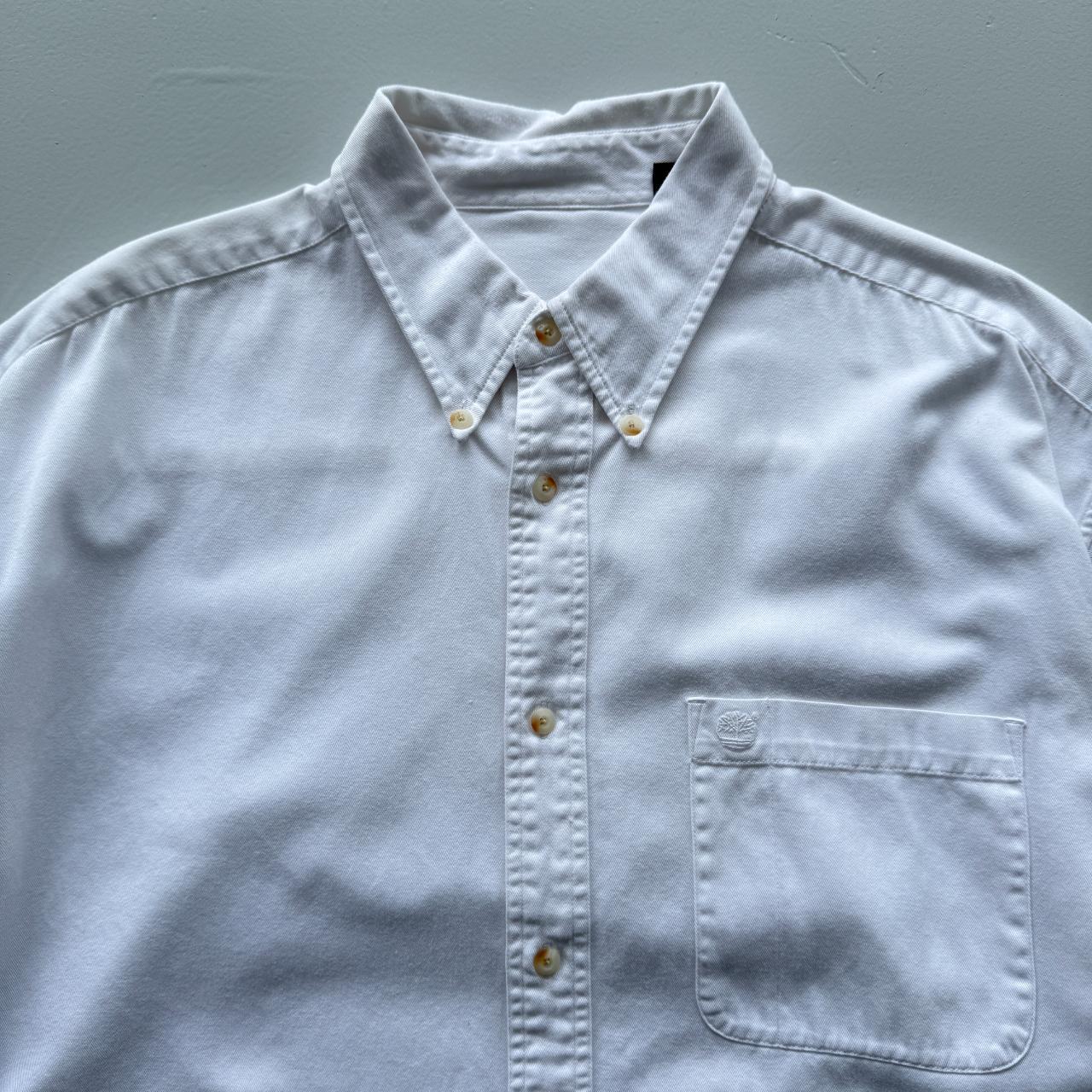 White Timberland 90s Vintage Shirt - XL