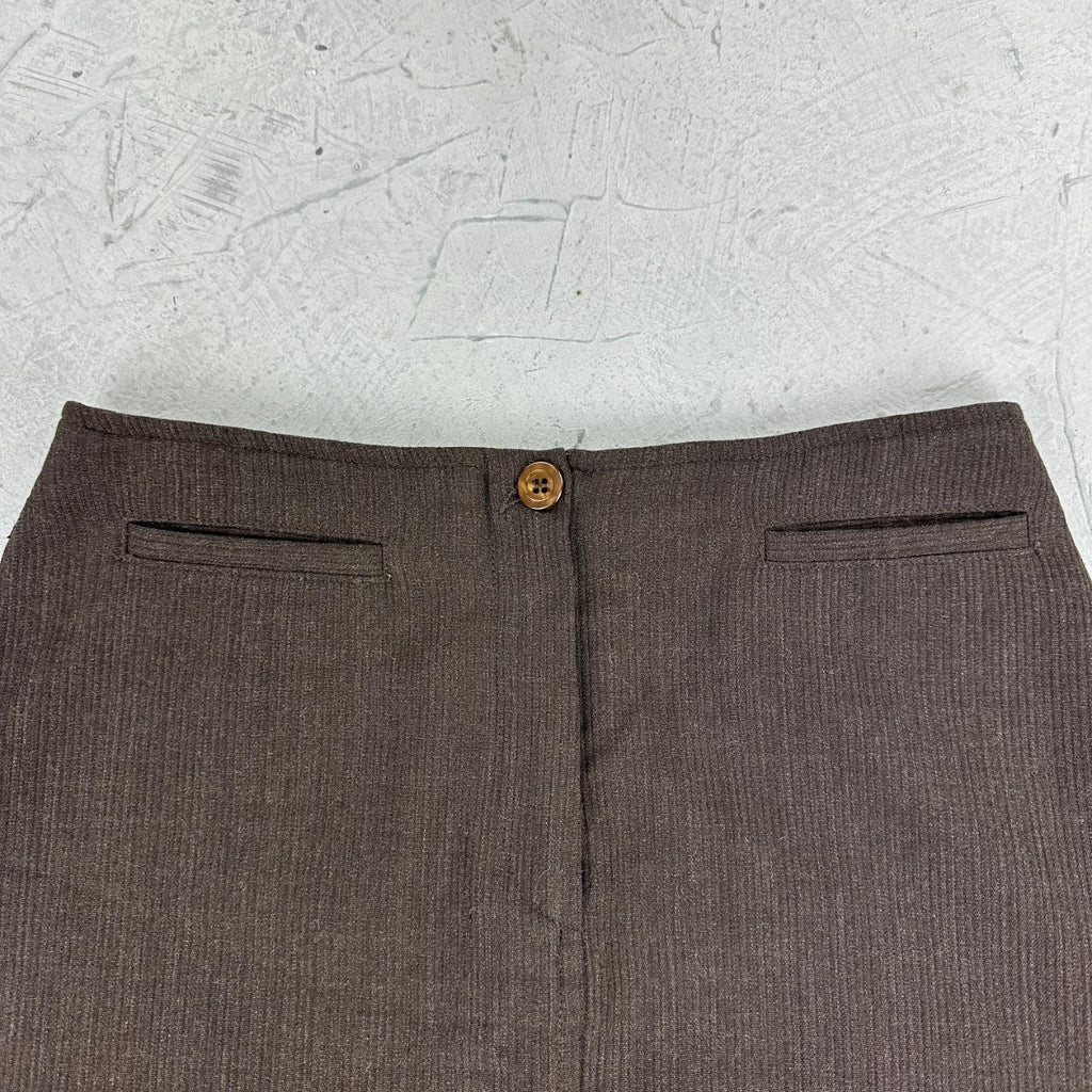 Armani Brown Vintage Skirt - W28 L21 Small
