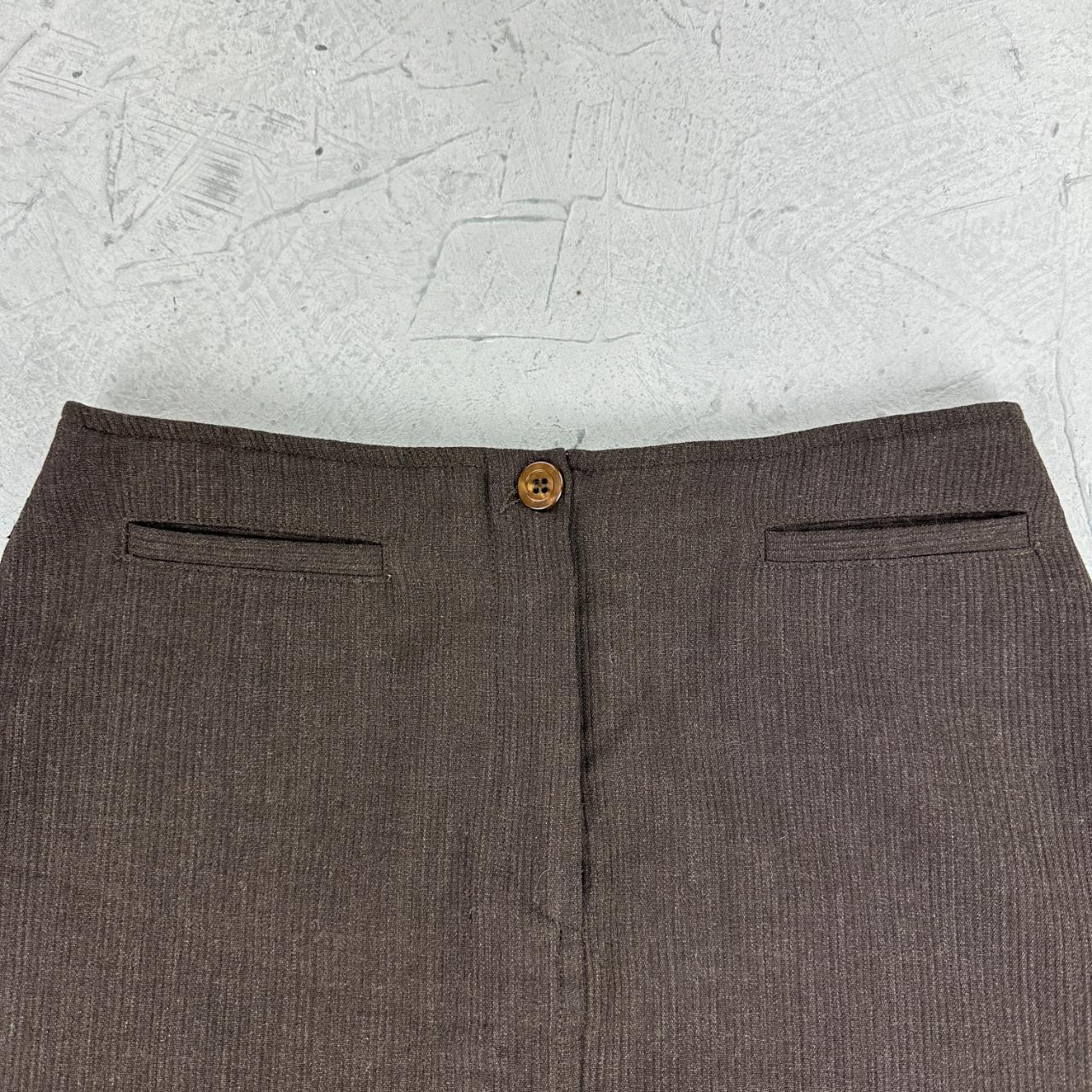 Armani Brown Vintage Skirt - W28 L21 Small