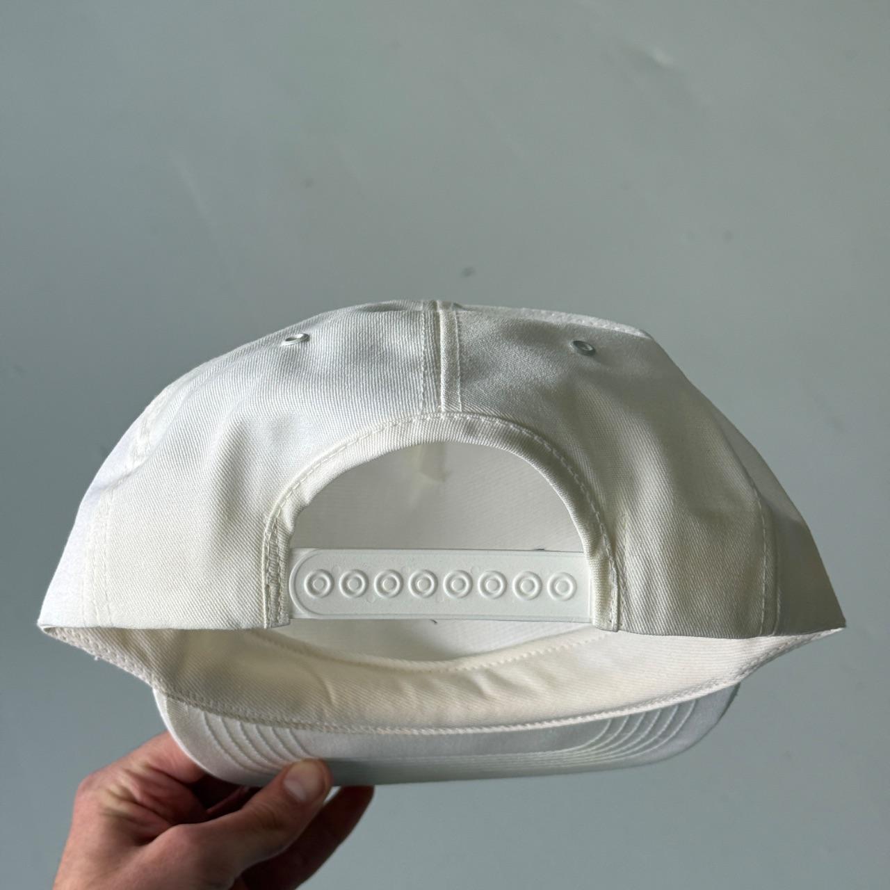White Quacker Maid Vintage SnapBack Trucker Cap