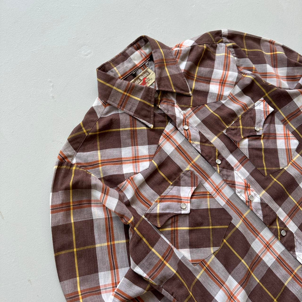 Brown Western Women’s Vintage Shirt - Small