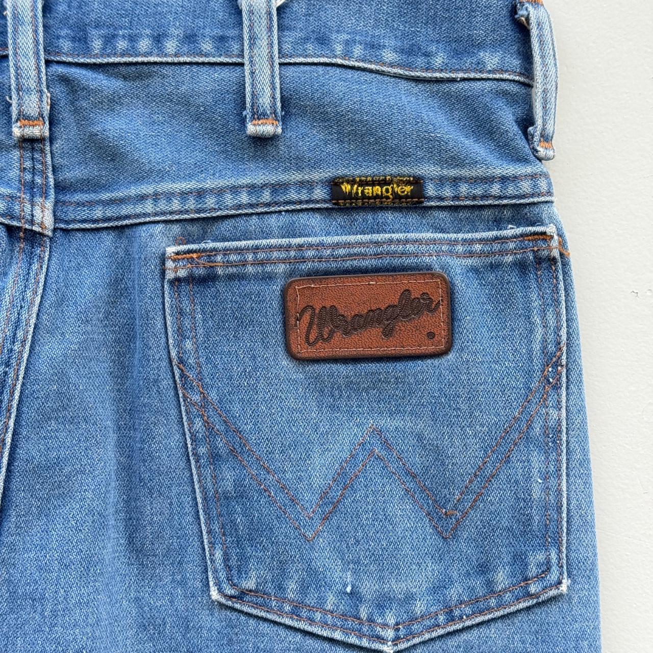 Blue Wrangler 501 Denim 90's Vintage Bootcut / Flared Jeans - 30” x 35”