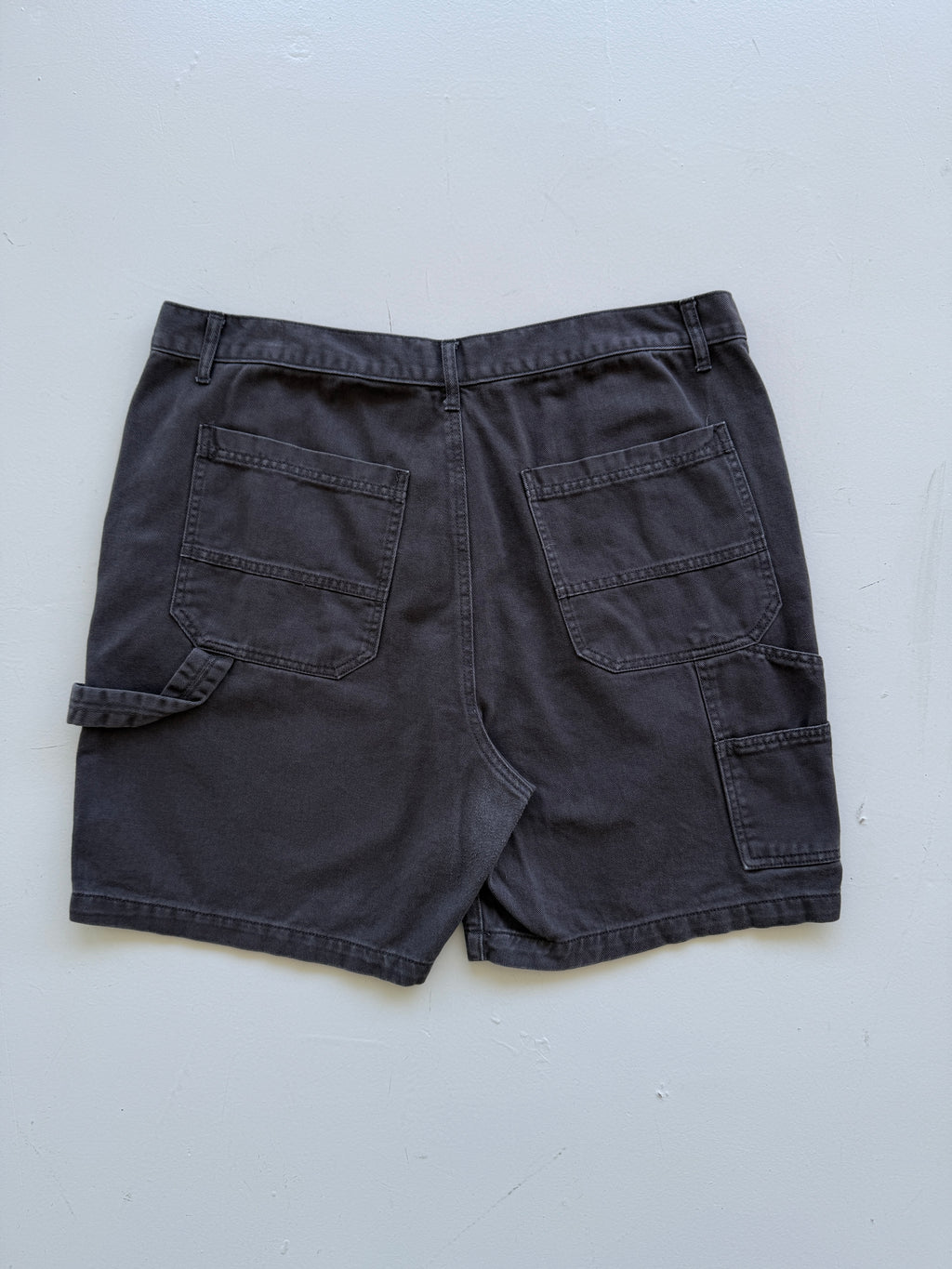 Black RSQ 90's Vintage Baggy Carpenter Denim Shorts - W38 x L7