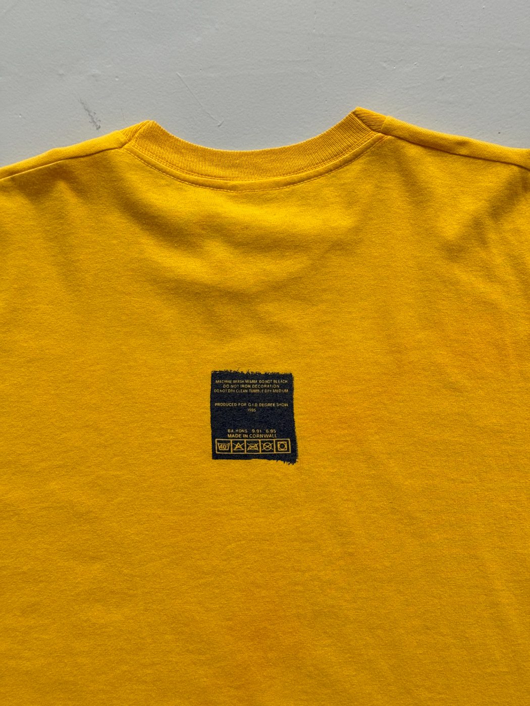 Cornwall College BA (Hons) Graphic Information Design 1995 Degree Show Vintage T