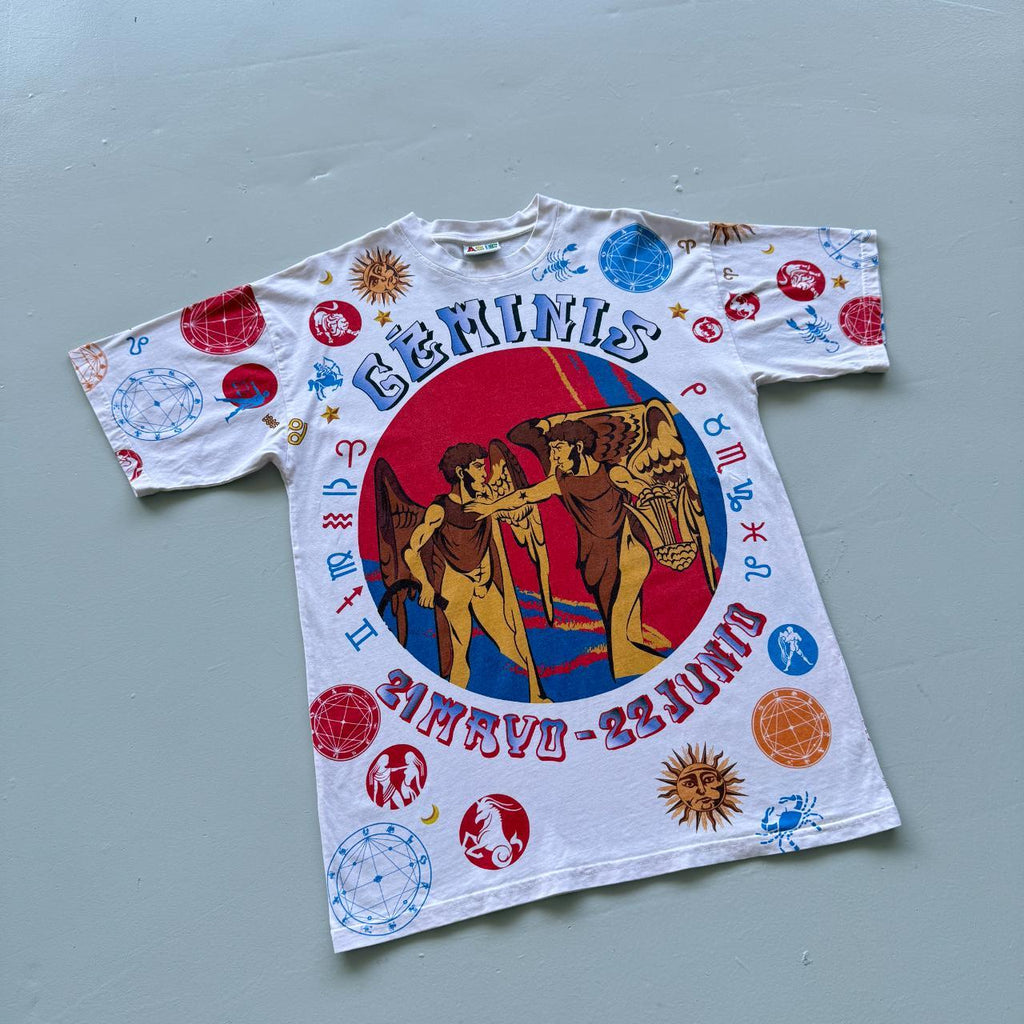 White As If Clothing Gemini AOP T-shirt - Large