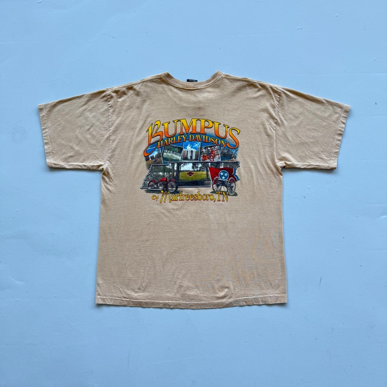 Sandstone Beige Harley Davidson 90s Vintage Graphic T-Shirt - 2XL