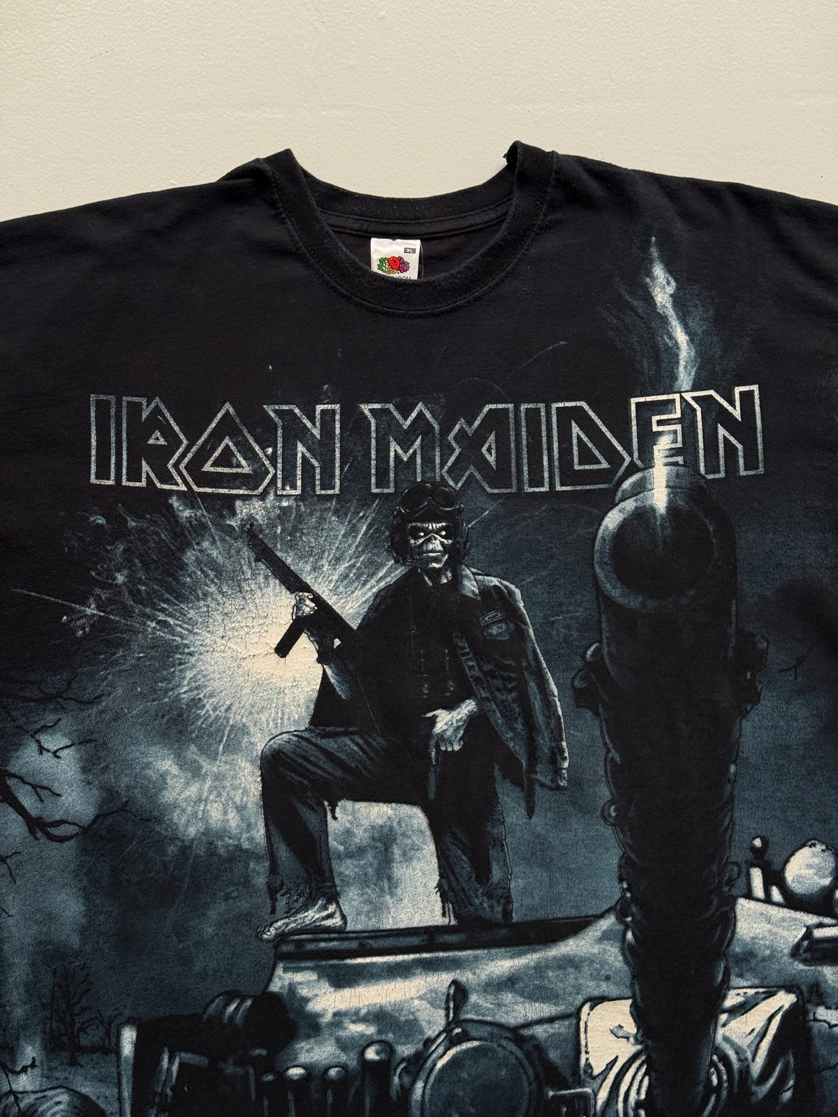 Black Iron Maiden A Matter of Life & Death 2000's Vintage Graphic T-Shirt - XL