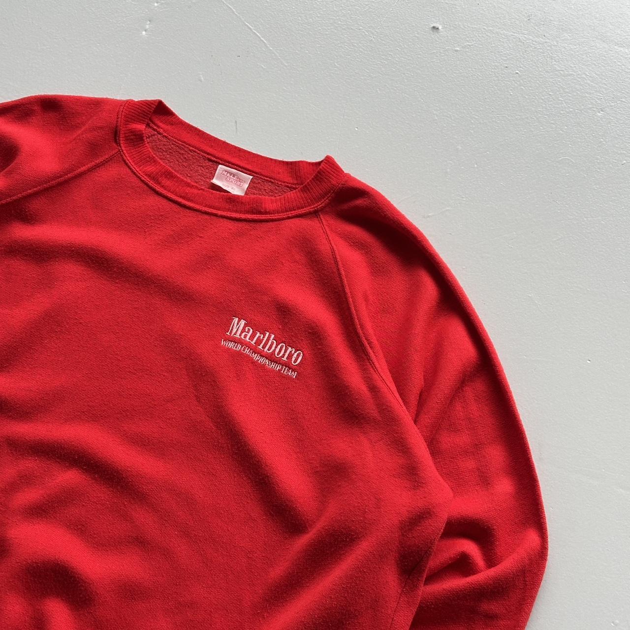 Red Marlboro World Championship 90’s Vintage Graphic Sweatshirt - XL