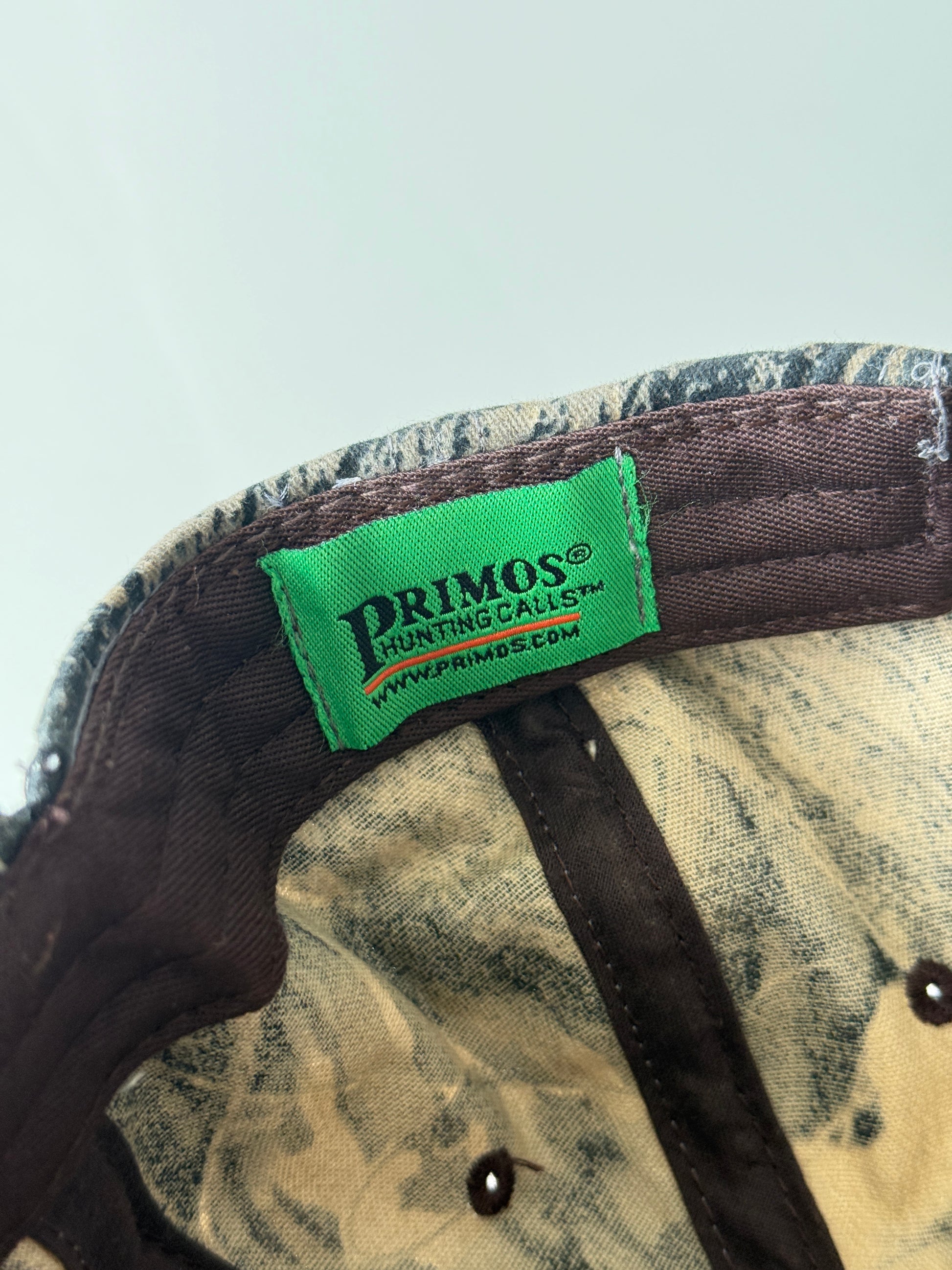 Green Camo Primos Hunters Vintage Cotton SnapBack Trucker Cap