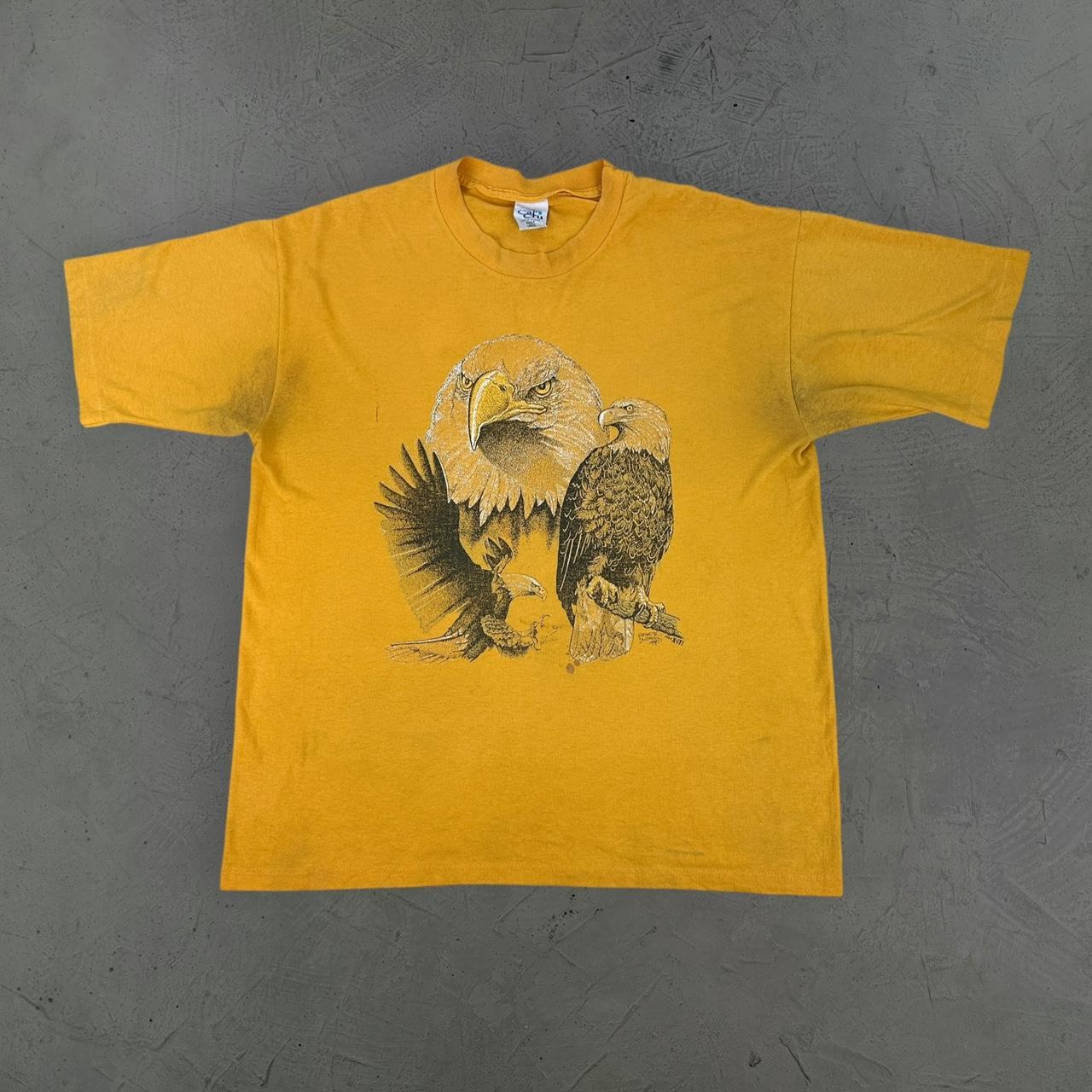Eagle Yellow 90s vintage T-shirt - Medium