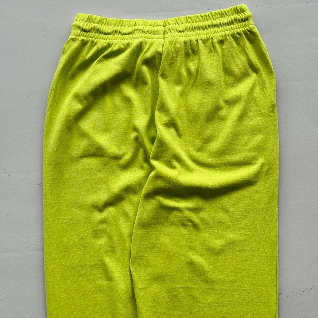 Lime Green Kappa 90’s Dead-stock Tracksuit Jogging Bottoms - Medium