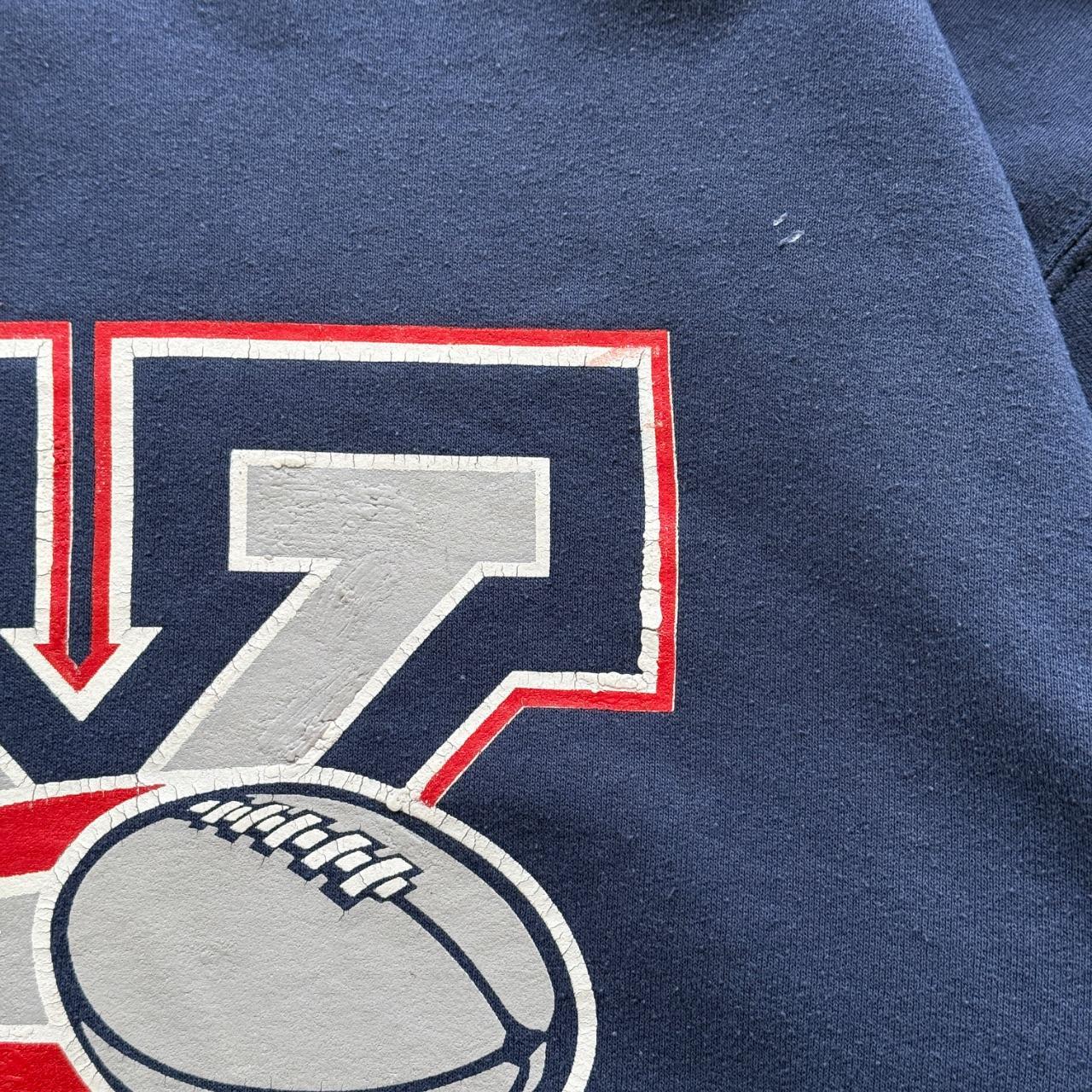 Navy Blue X Football 00’s Vintage Graphic Sweatshirt - Medium