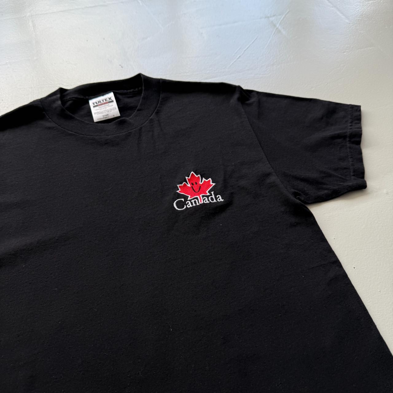 Black Canada Vintage 90’s Tourist T-shirt - Small