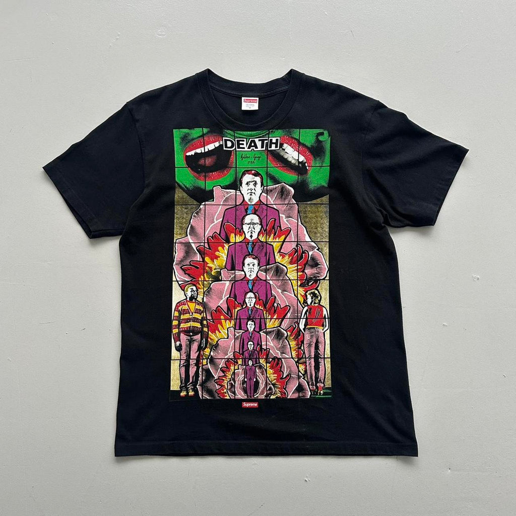 Black Supreme Gilbert & George Graphic T-Shirt - Large