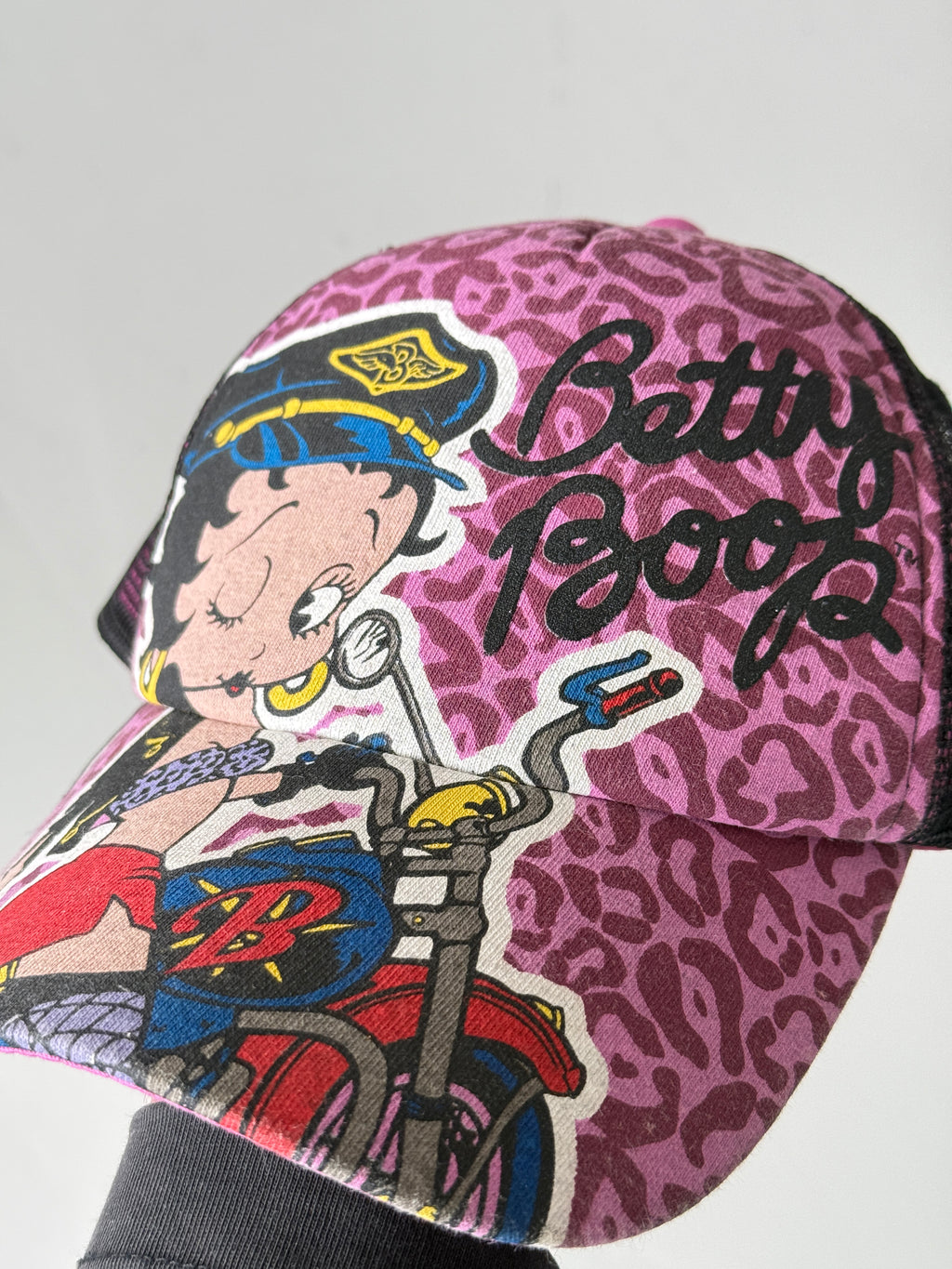 Pink Betty Boop Vintage Foam and Mesh SnapBack Trucker Cap