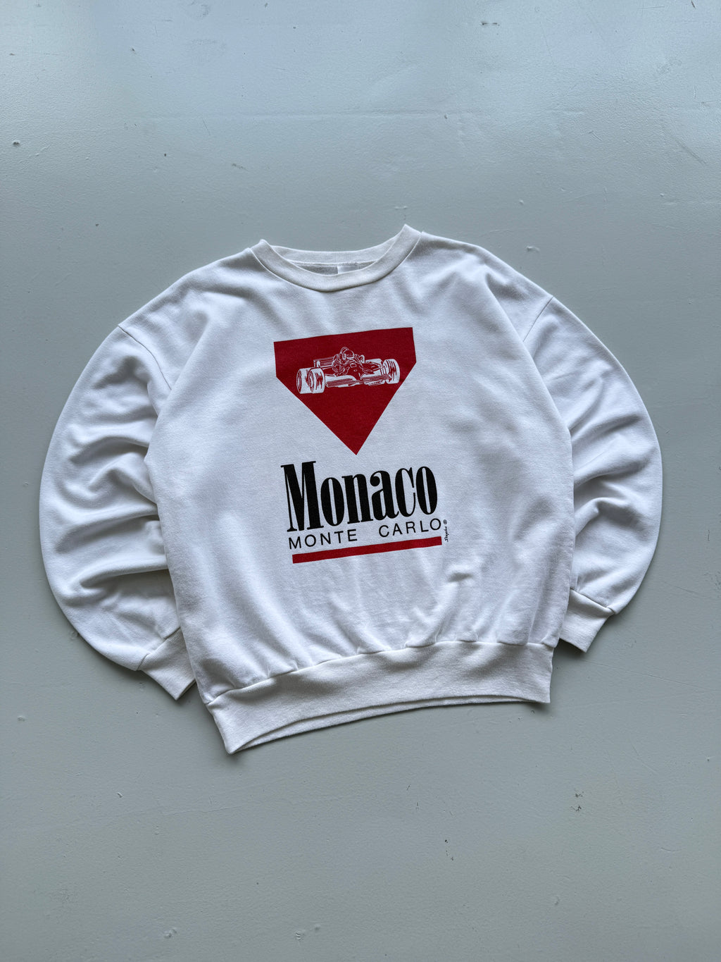 Monaco Monte Carlo F1 Racing 90's Vintage Sweatshirt - Small