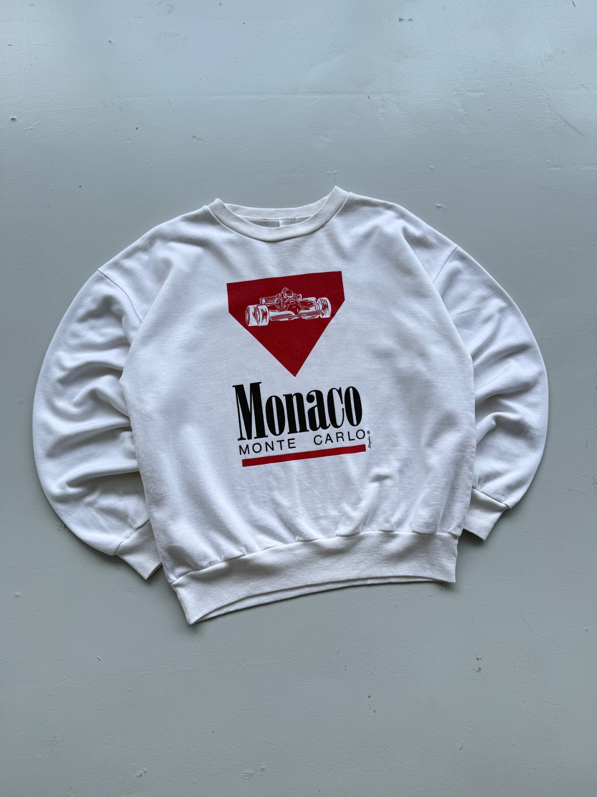 Monaco Monte Carlo F1 Racing 90's Vintage Sweatshirt - Small