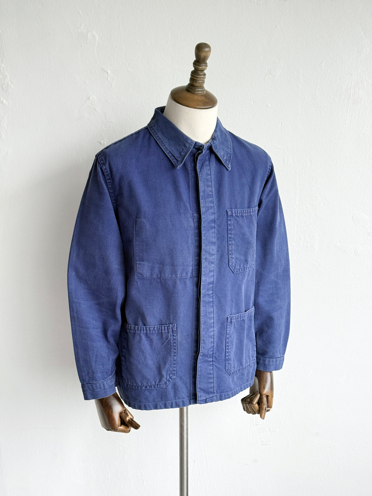 Blue French Vintage Workwear Chore Jacket CH555