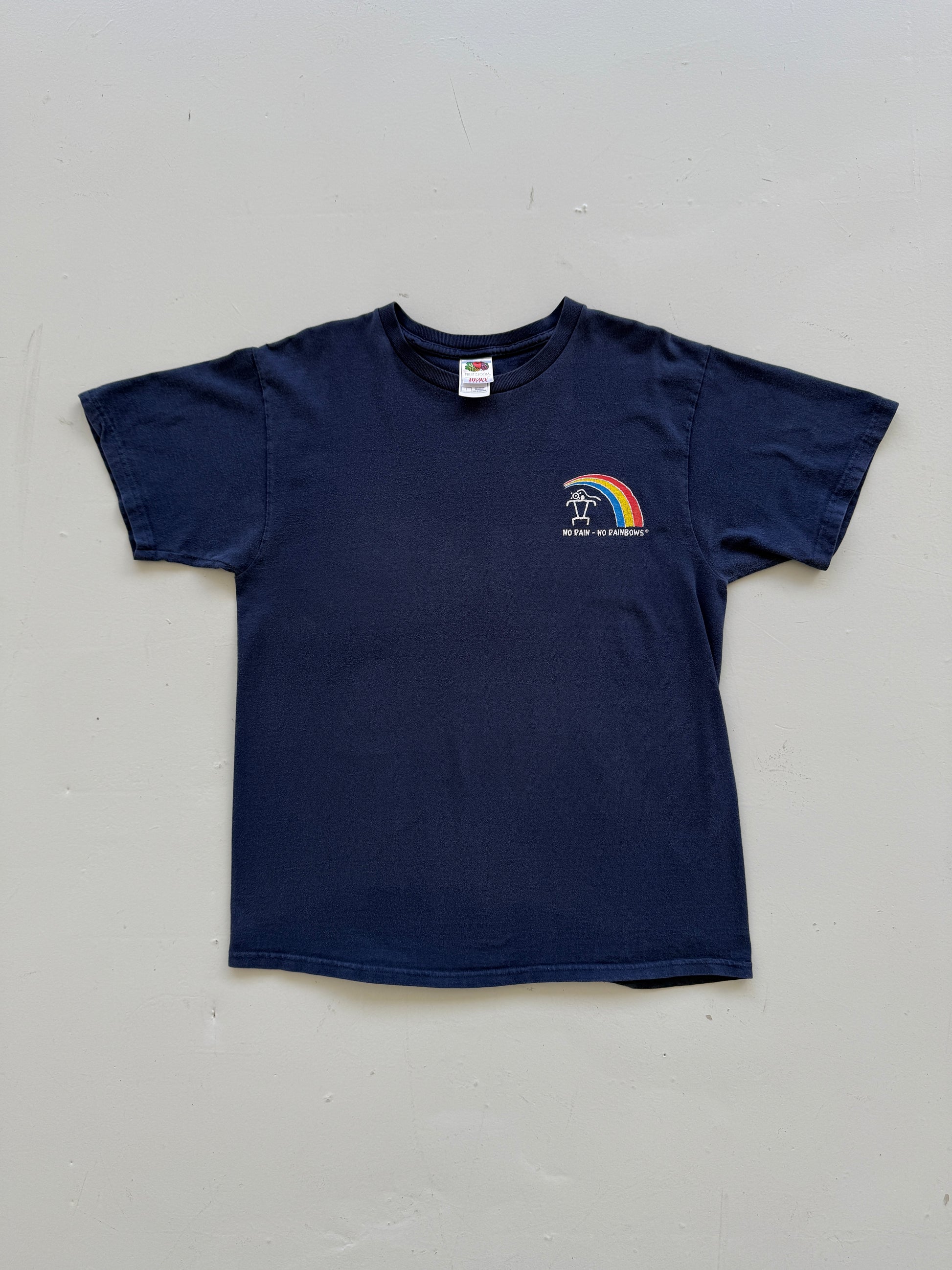 Navy Blue Hawaii 00's Vintage Tourist Graphic T-Shirt - Large
