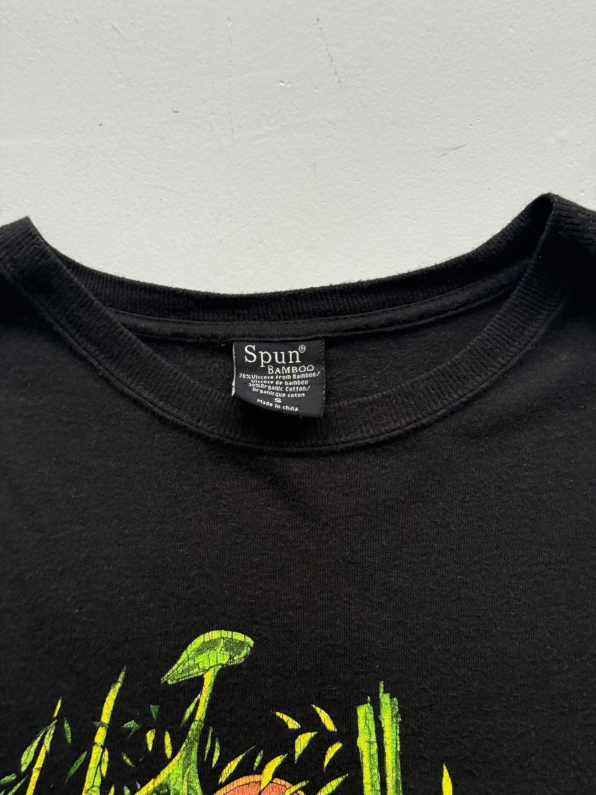 Black Bamboo Bicycles 00's Vintage Graphic Tourist T-Shirt - Small