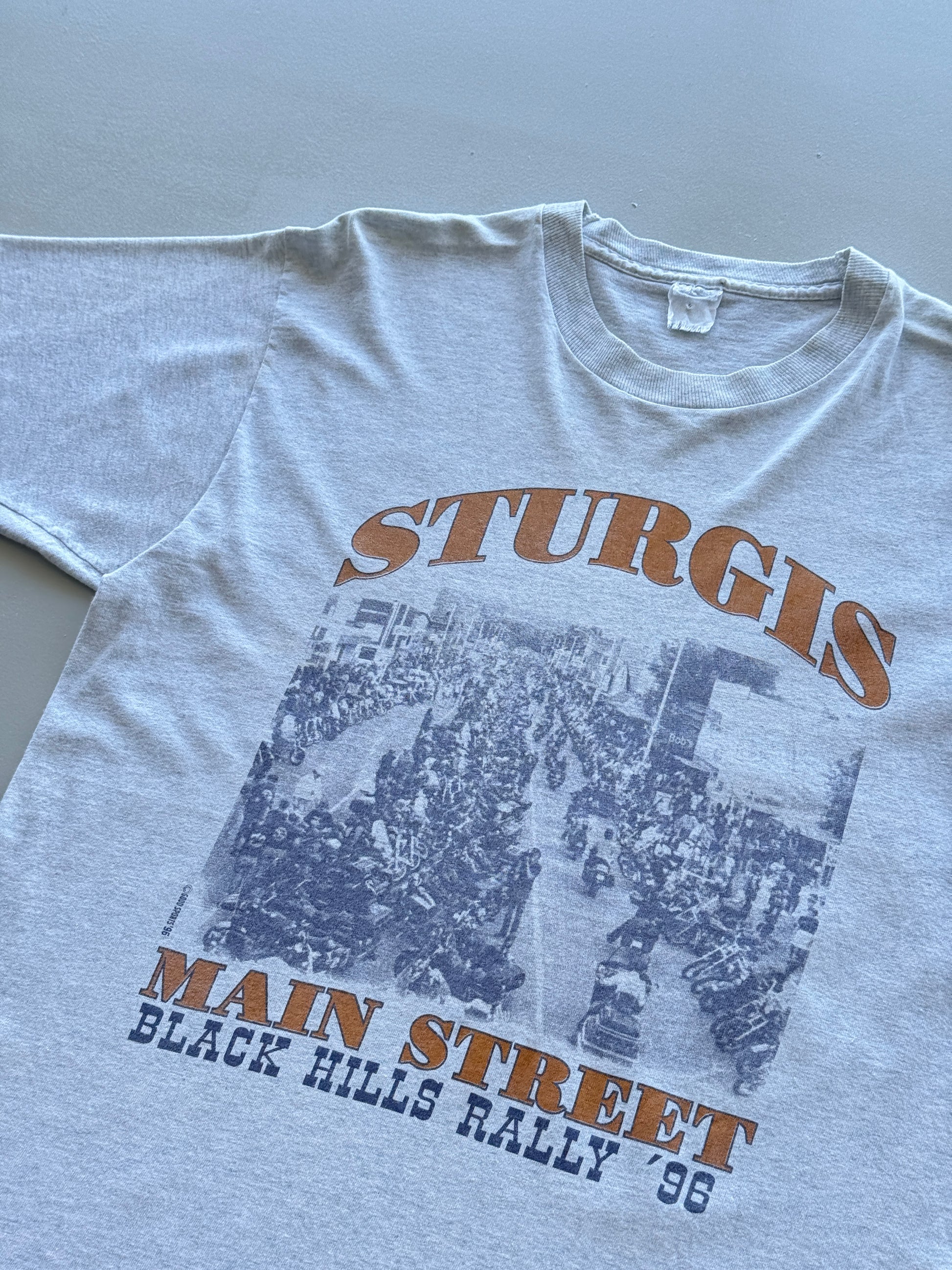 Sturgis Black Hills Rally '96 Single Stitch Vintage T-Shirt - Medium