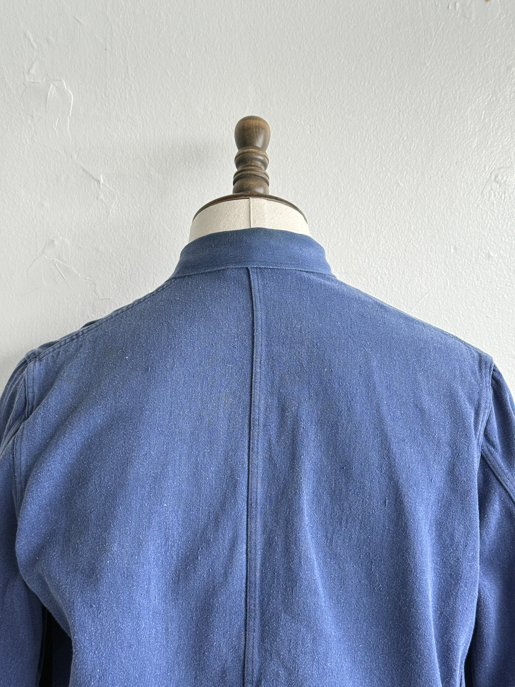 Faded Blue French 1960's Vintage Workwear Chore Jacket CH523 - Small