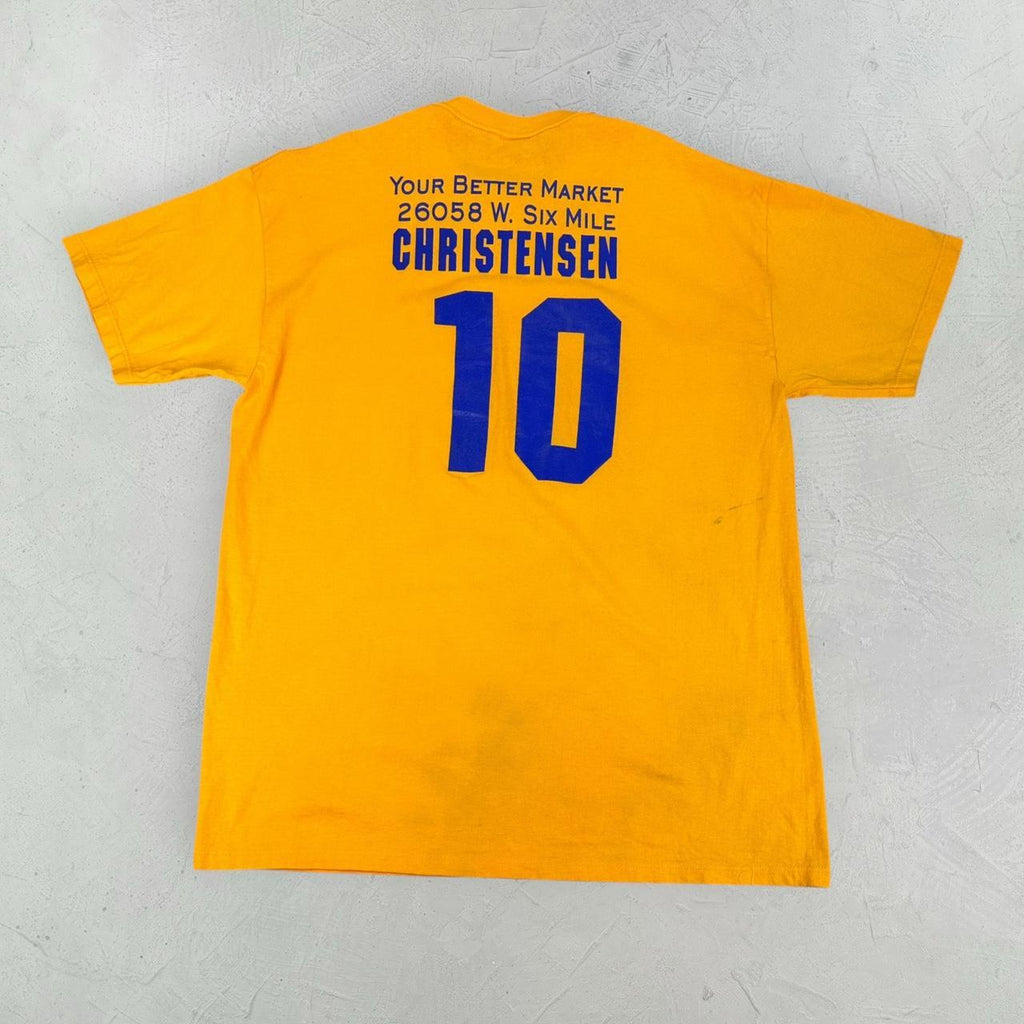 Panthers Yellow 90s vintage T-shirt - Large