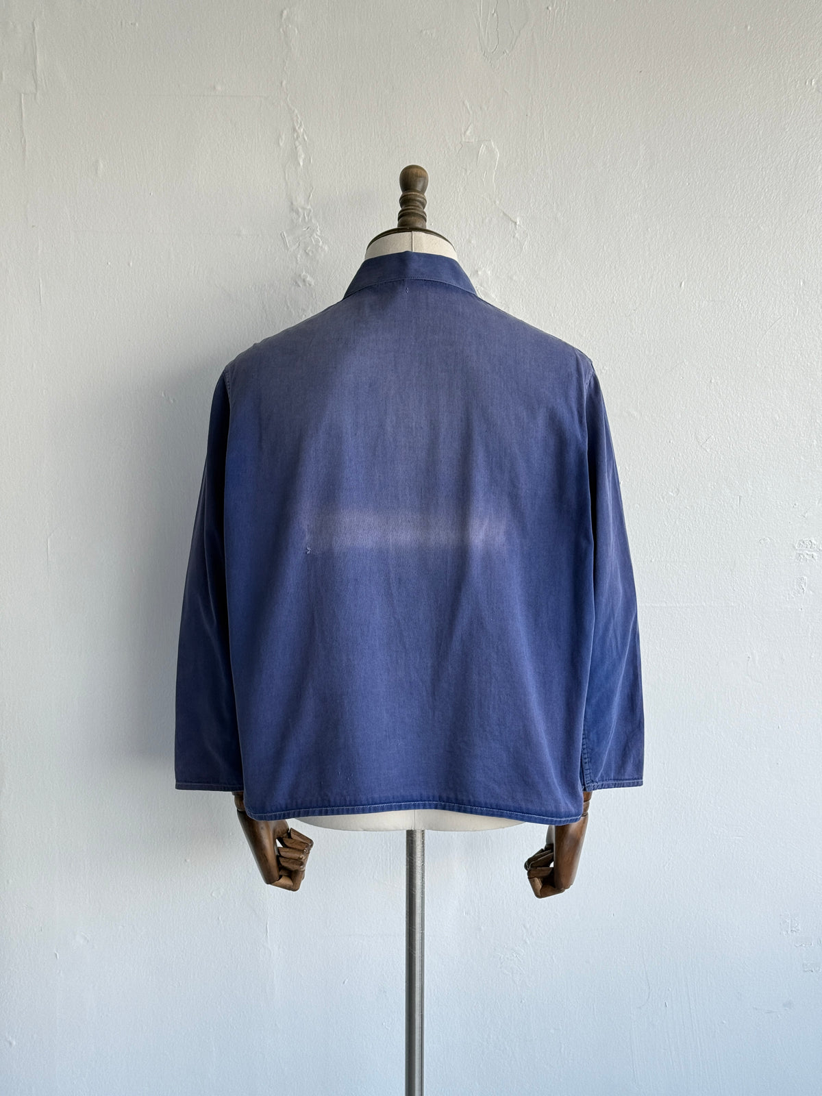 Blue French 1950s/60s Vintage Workwear Chore Jacket CH500 - XS