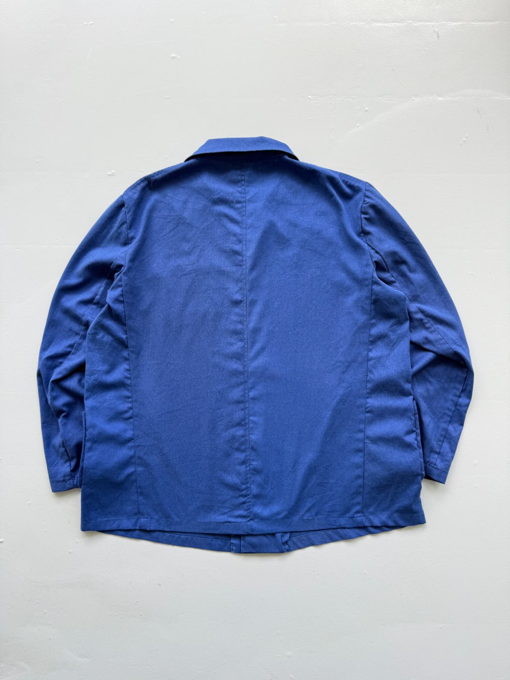 Navy Vintage French Handmade 80s Blazer Style Work Jacket CH183 - XL