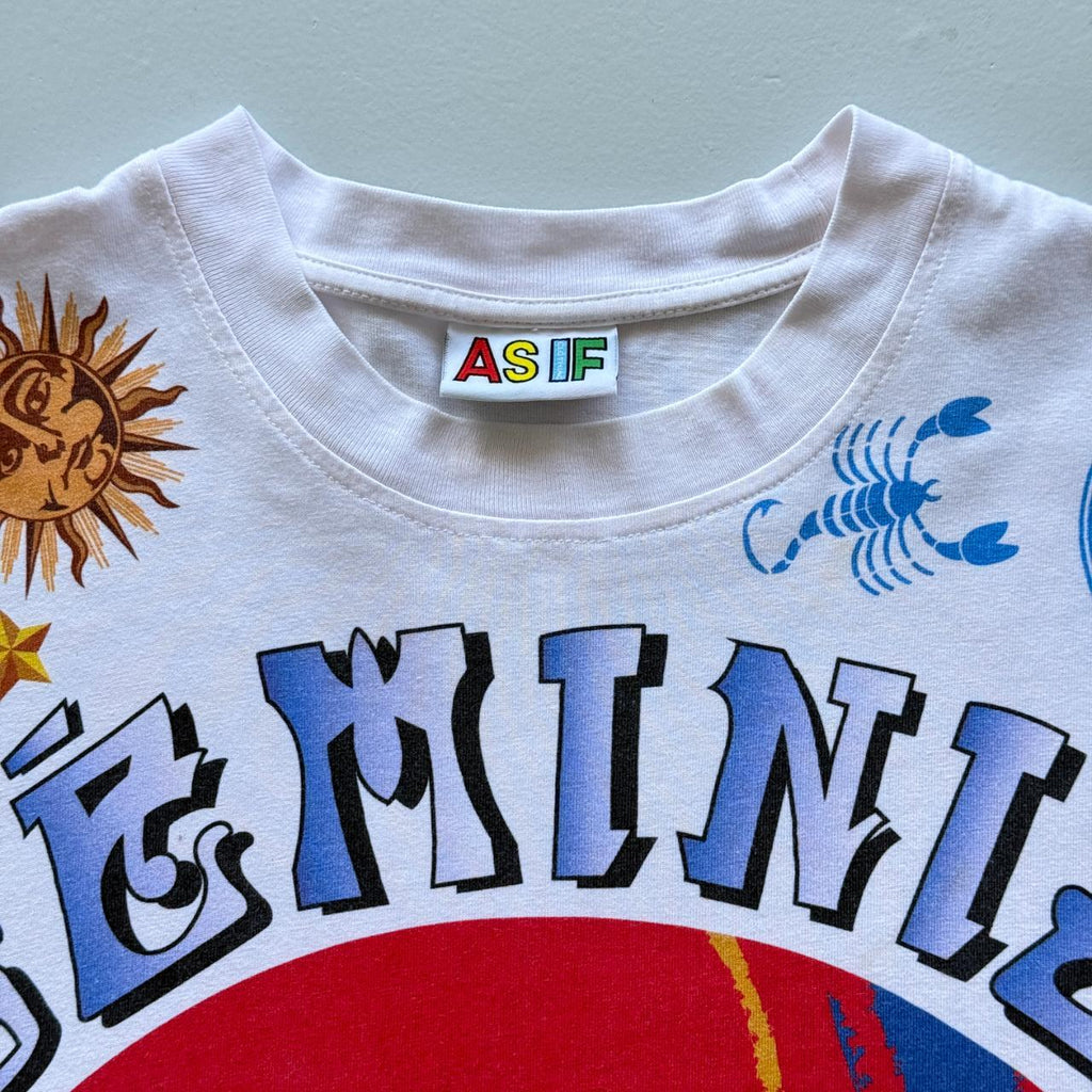 White As If Clothing Gemini AOP T-shirt - Large