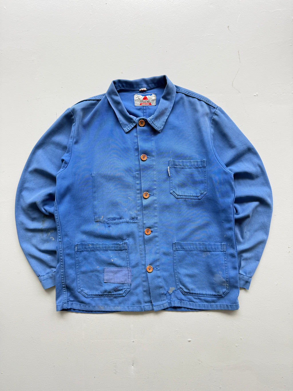 Blue Molinel Depuis Vintage Workwear Chore Jacket CH392 - Medium