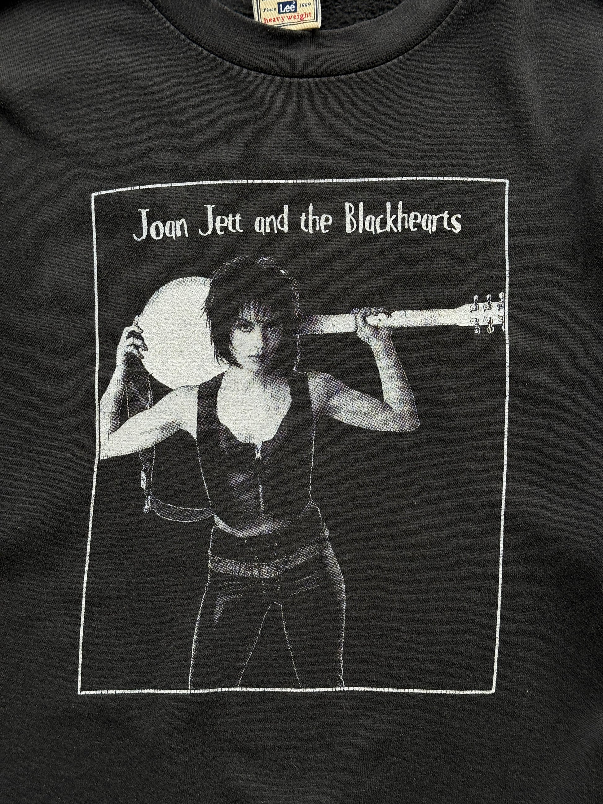 Black Joan Jett and The Blackhearts Vintage Sweatshirt 90's Crewneck - Medium