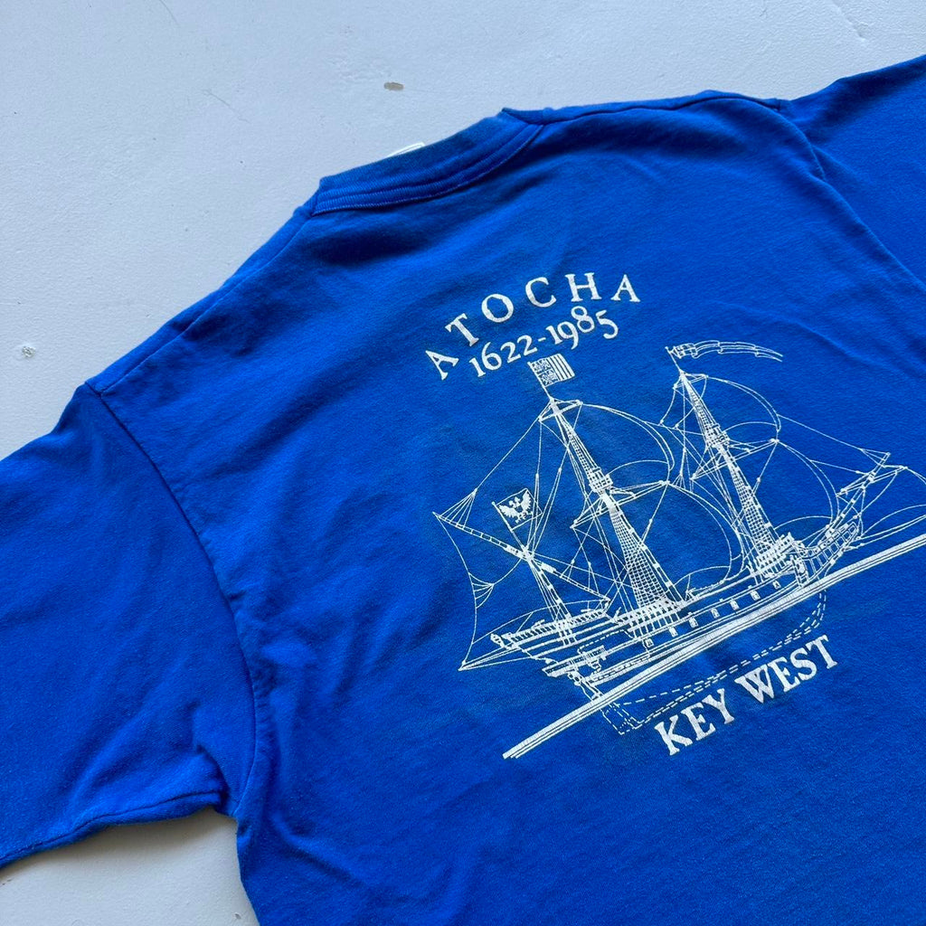 Todays The Day Blue 90s Vintage T-shirt - Medium