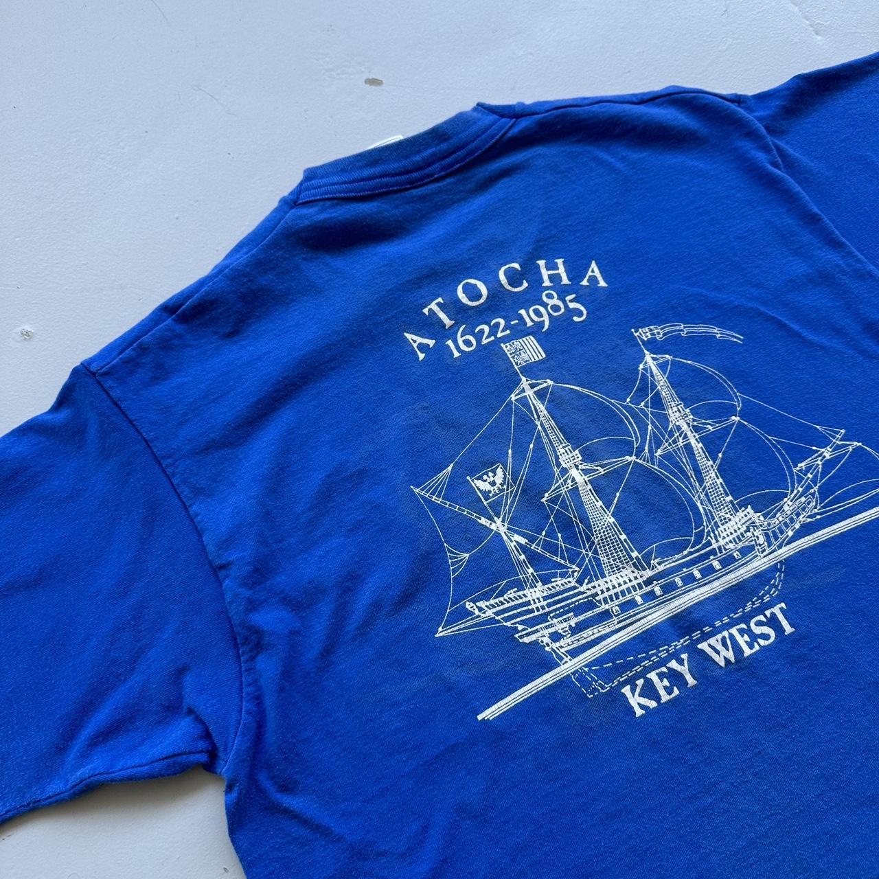 Todays The Day Blue 90s Vintage T-shirt - Medium