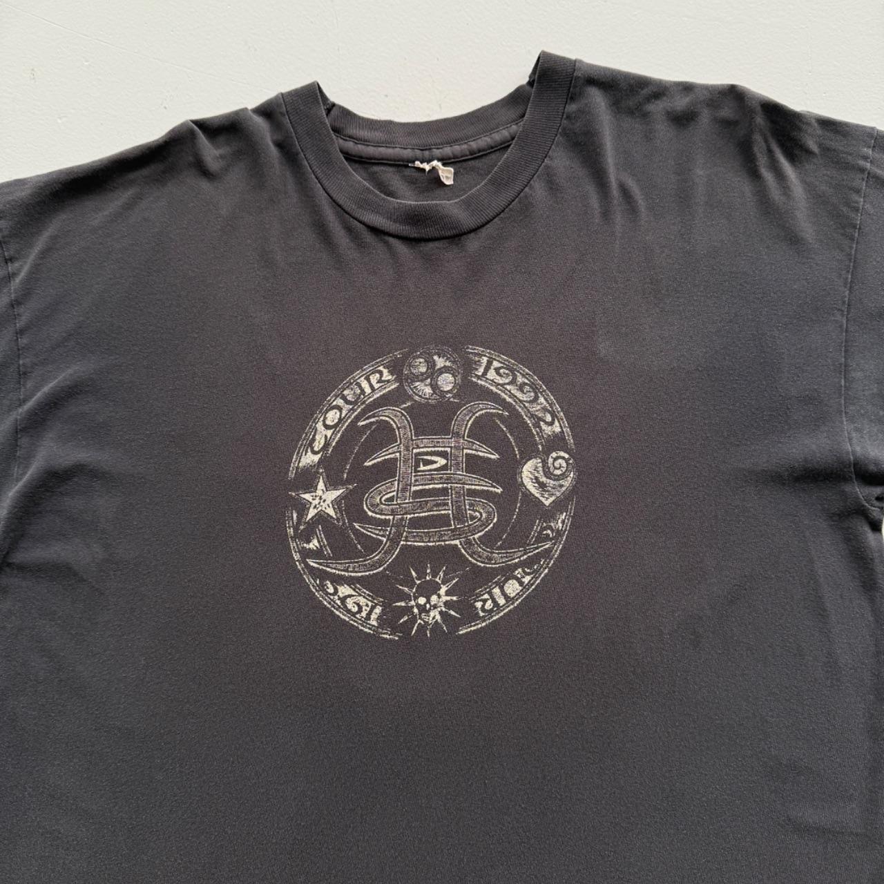 Faded Black Heroes Del Silencio 90s Vintage Graphic T-Shirt - XL